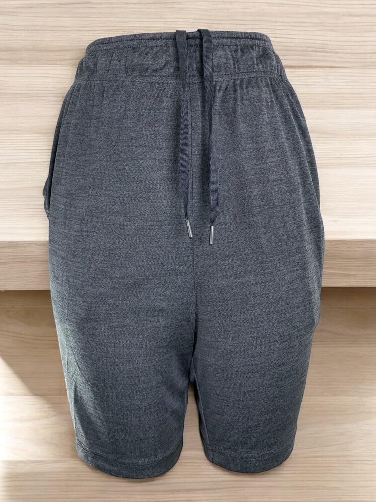 SHORT JASPEADO MARCA ESTAMPADA CON BOLSAS