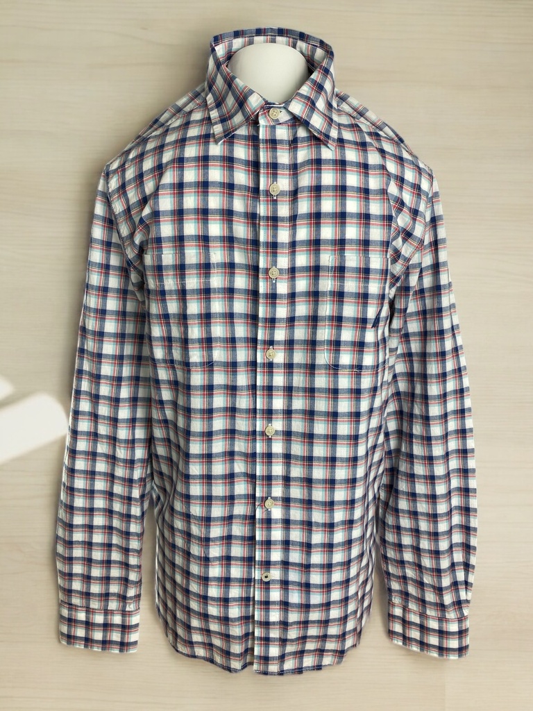 CAMISA CUADROS AZUL ROJO Y BLANCO 