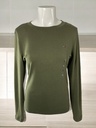 PLAYERA VERDE MANGA LARGA LISA