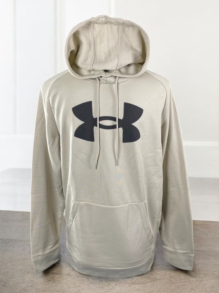 SUDADERA BEIGE CON BOLSA DELANTERA