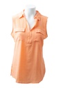 BLUSA NARANJA SISADA BOLSAS AL FRENTE