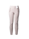 PANTALON STRETCH RAYAS CAFE CON CIERRES