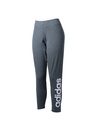 LEGGINGS GRIS MARCA ESTAMPADA EN LILA 