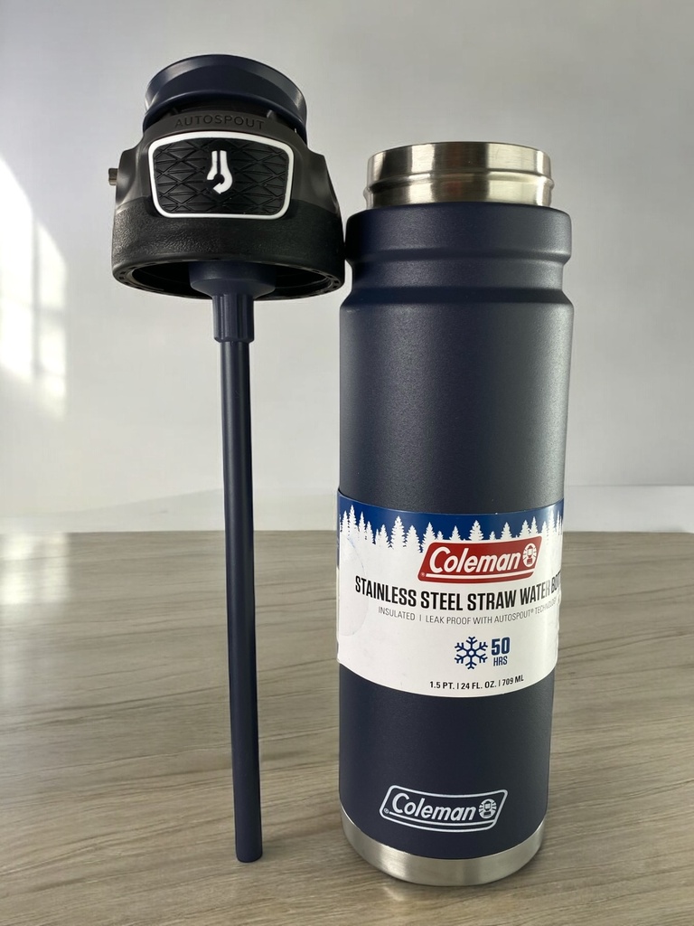 TERMO GRIS, PLASTICO Y ALUMINIO