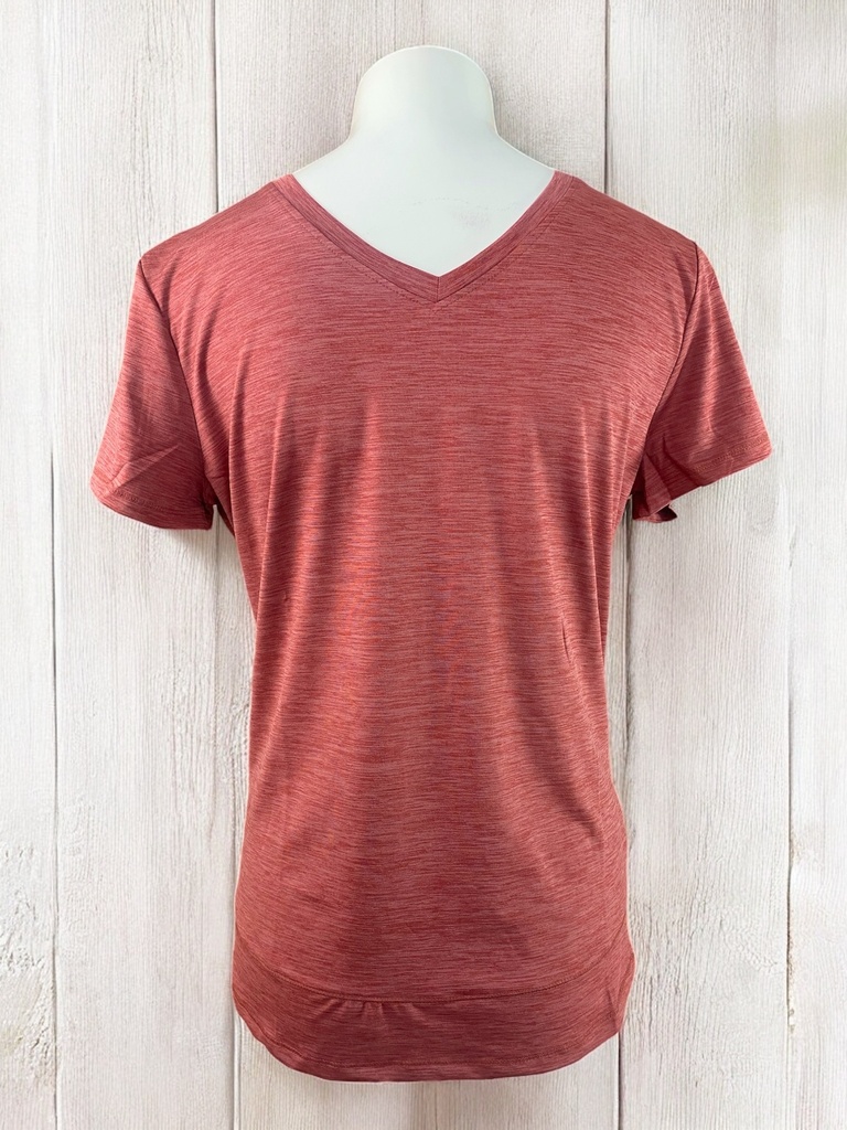PLAYERA MUJER CON ABERTURA EN CINTURA