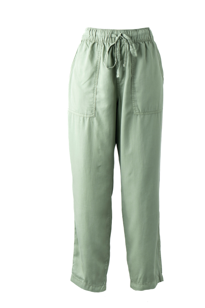 PANTALON CON BOLSAS, RESORTE Y JARETA