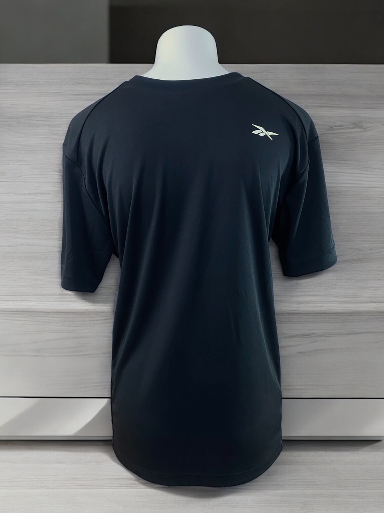 PLAYERA DEPORTIVA HOMBRE LINEA GRIS TRASERA