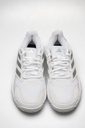TENIS PADEL BLANCOS LOGO PLATEADO