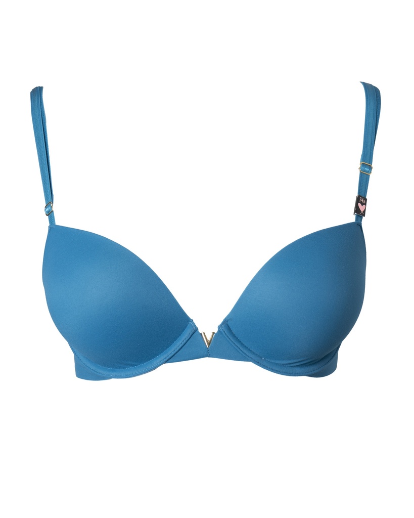 BRASSIERE CON ADORNO Y BROCHES DE METAL