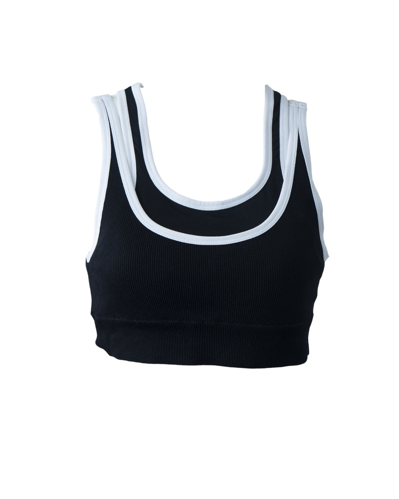 TOP DEPORTIVO CON DOBLE TIRANTE