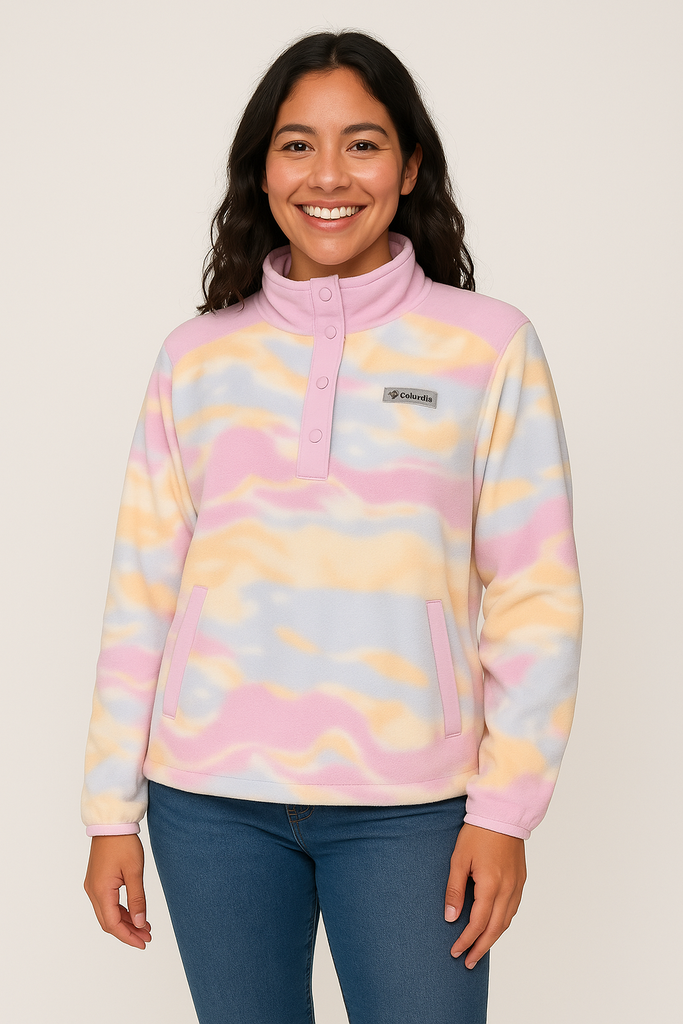 SUDADERA ESTAMPADA DAMA MULTICOLOR