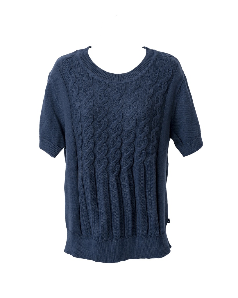 BLUSA TEJIDA MANGA CORTA