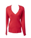 BLUSA ROJA CUELLO V