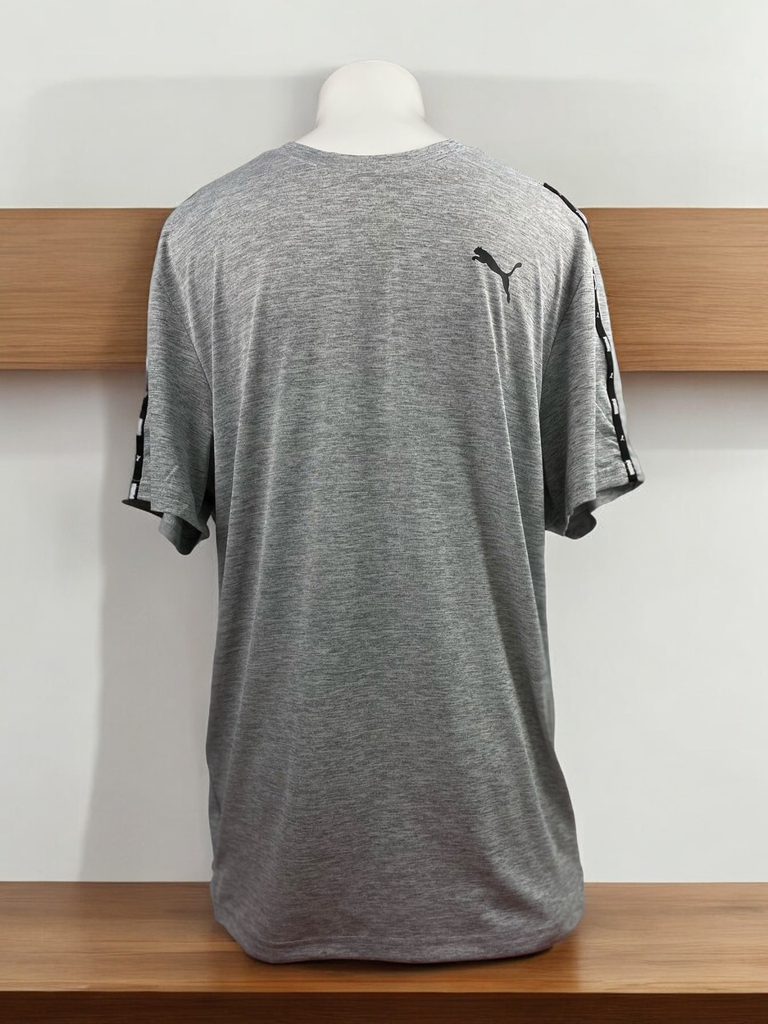 PLAYERA DEPORTIVA JASPEADA, MANGA CORTA