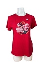 PLAYERA ROJA DAMA ESTAMPADA