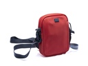 BOLSA ROJA CORREA AZUL CORDONES EN CIERRE